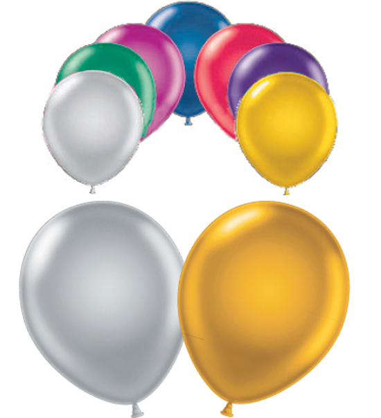 12" Metaltone (Metallic) Balloons