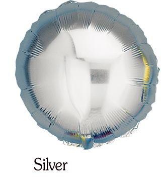 18\" Silver Microfoil Balloon